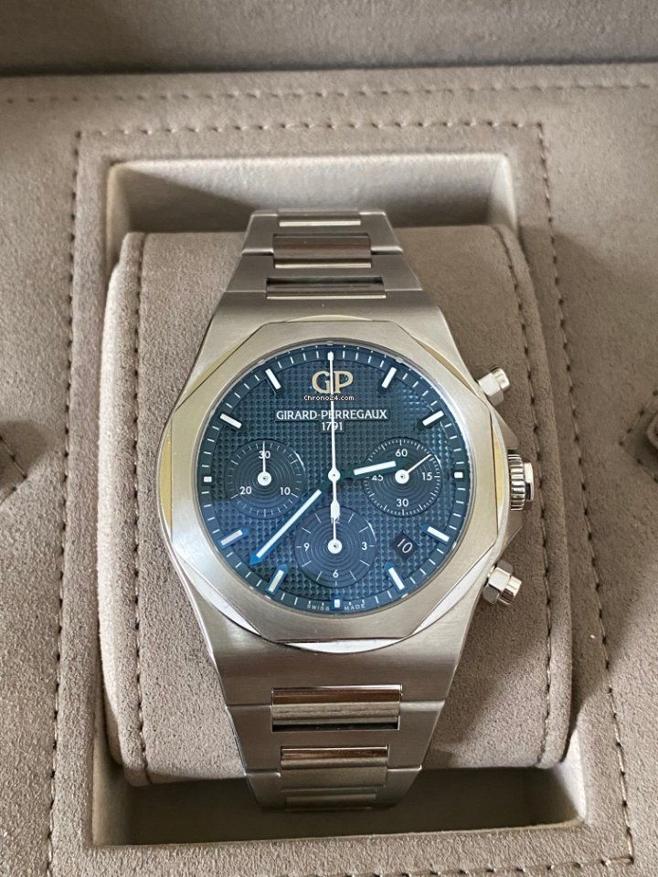 Girard Perregaux Laureato Mens watch Unisex Automatic Steel 81020-11-431-11A Replica 4