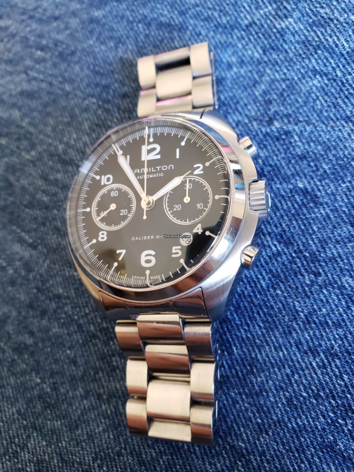 IMG_9081 Hamilton Khaki Pilot Pioneer Mens watch Unisex Automatic Steel H76416135 Replica 4