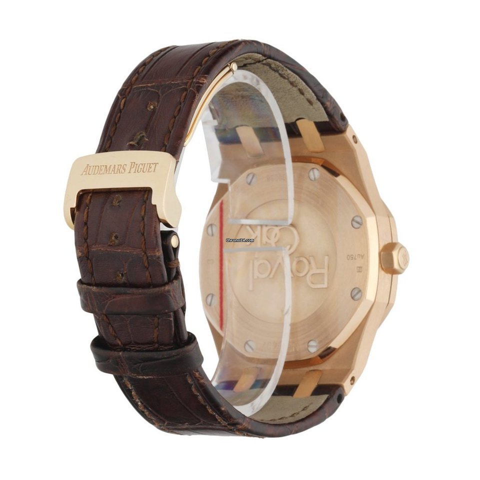 IMG_9081 Audemars Piguet Royal Oak Day-Date Mens watch Unisex Automatic Rose gold 26330OR.OO.D088CR.01 Replica 4
