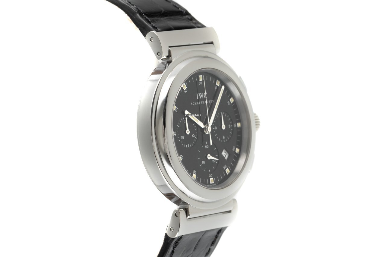 IWC Da Vinci Chronograph Mens watch Unisex Quartz Steel 3728 Replica 4