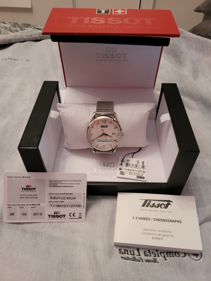 Tissot Heritage Visodate Mens watch Unisex Quartz Steel T118.410.11.277.00 Replica 4