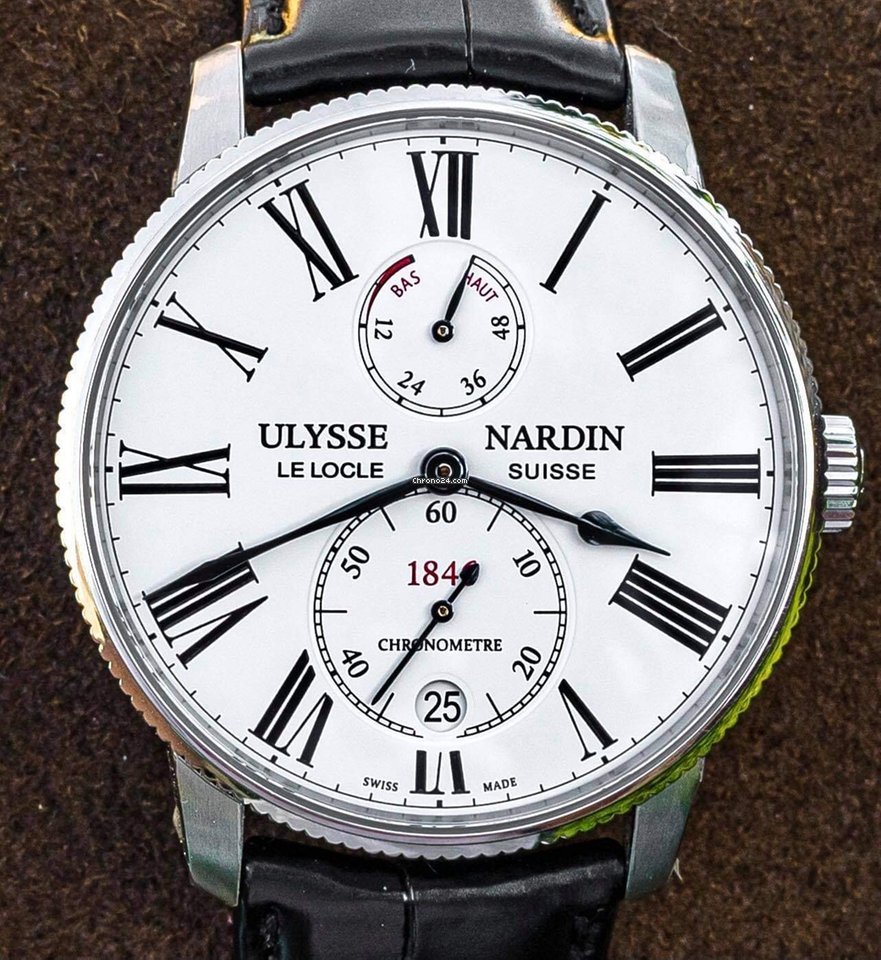 IMG_9081 Ulysse Nardin Marine Torpilleur Mens watch Unisex Automatic Steel 1183-310 40 Replica 4