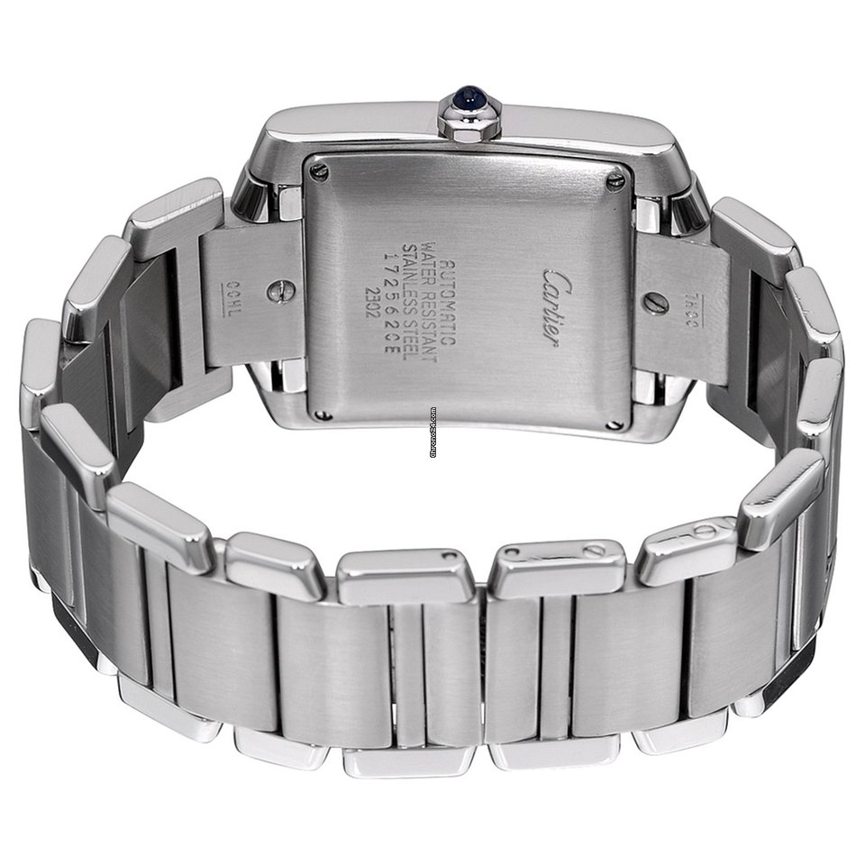 IMG_9081 Cartier Tank Francaise Mens watch Unisex Automatic Steel W1002Q3 Replica 4