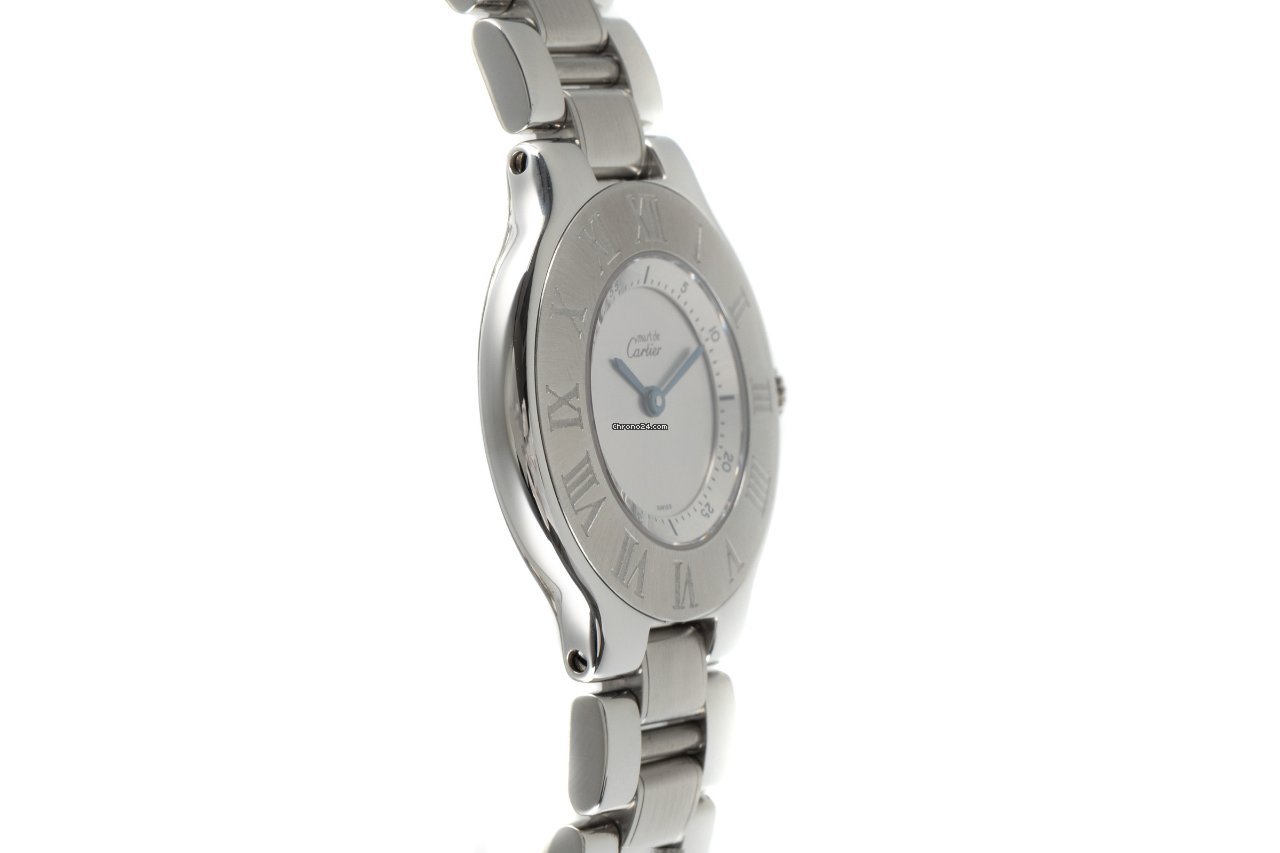 Cartier 21 Must de Cartier Womens watch Quartz Steel 1330 Replica 4