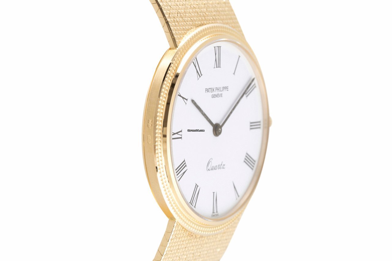 Patek Philippe Calatrava Mens watch Unisex Quartz Yellow gold 3744 1 Replica 4