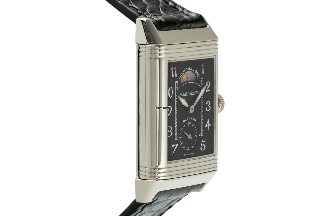 IMG_9081 Jaeger-LeCoultre Reverso Duoface Mens watch Unisex Manual winding White gold 270.3.54 Replica 4