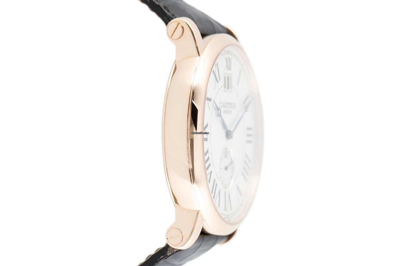 IMG_9081 Cartier Rotonde de Cartier Mens watch Unisex Manual winding Red gold W1550251 Replica 4