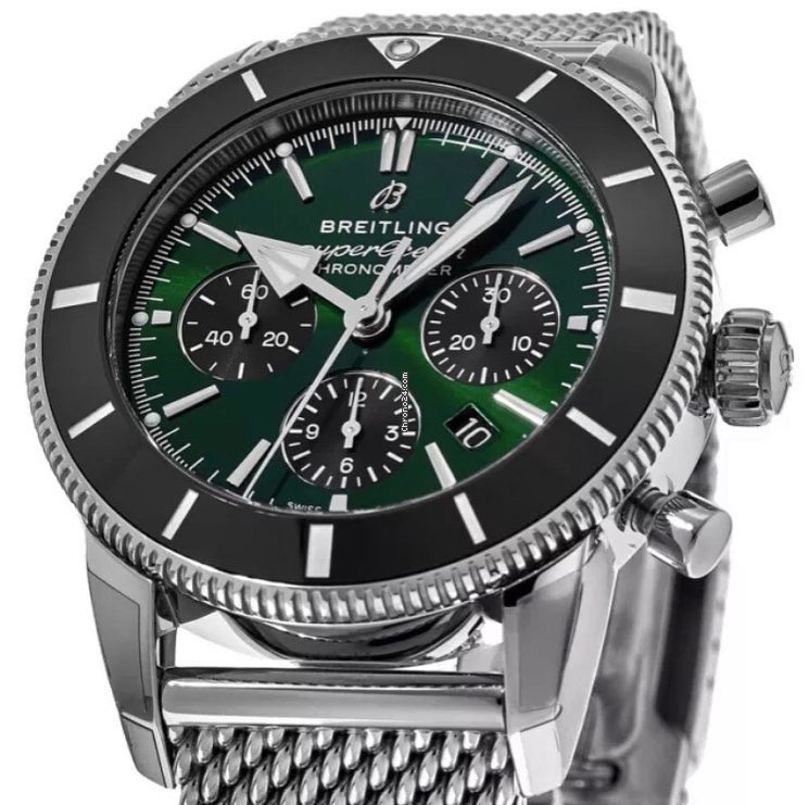 IMG_9081 Breitling Superocean Heritage Chronograph Mens watch Unisex Automatic Steel AB01621A1L1A1 Replica 4