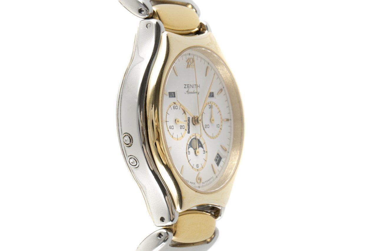 IMG_9081 Zenith Academy Mens watch Unisex Automatic Gold Steel 59.6000.410 Replica 4