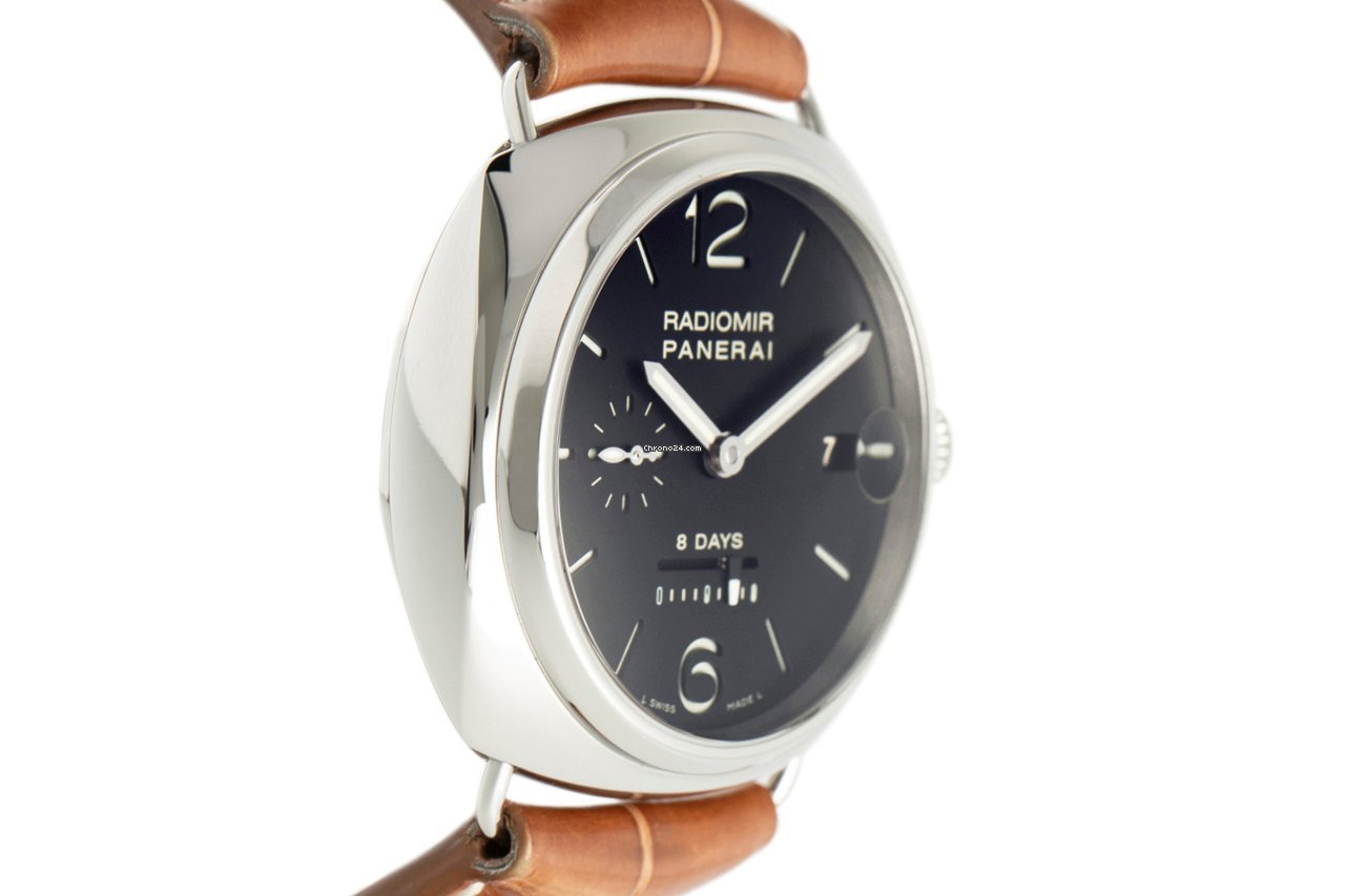 IMG_9081 Panerai Radiomir 8 Days Mens watch Unisex Manual winding Steel PAM00268 Replica 4
