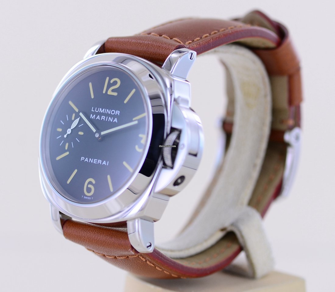 IMG_9081 Panerai Luminor Marina Manual winding Steel OP6502 PAM001 Replica 4