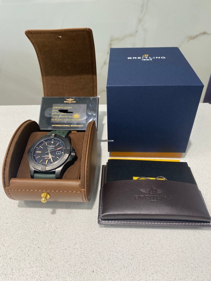 Breitling Avenger Blackbird Mens watch Unisex Automatic Titanium V1731010 BD12 Replica 4