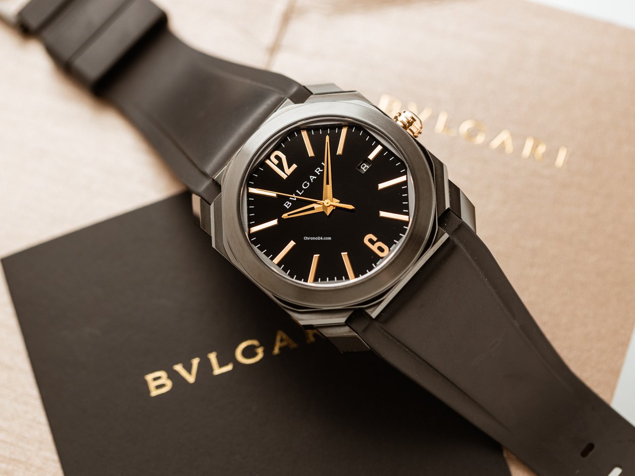 Bulgari Octo Mens watch Unisex Automatic Ceramic 102581-6641 Replica 4