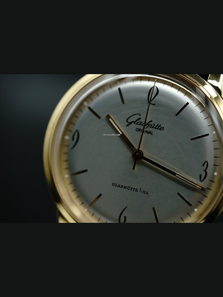 Glashutte Original Sixties Mens watch Unisex Automatic Rose gold 1-39-52-01-01-04 Replica 4