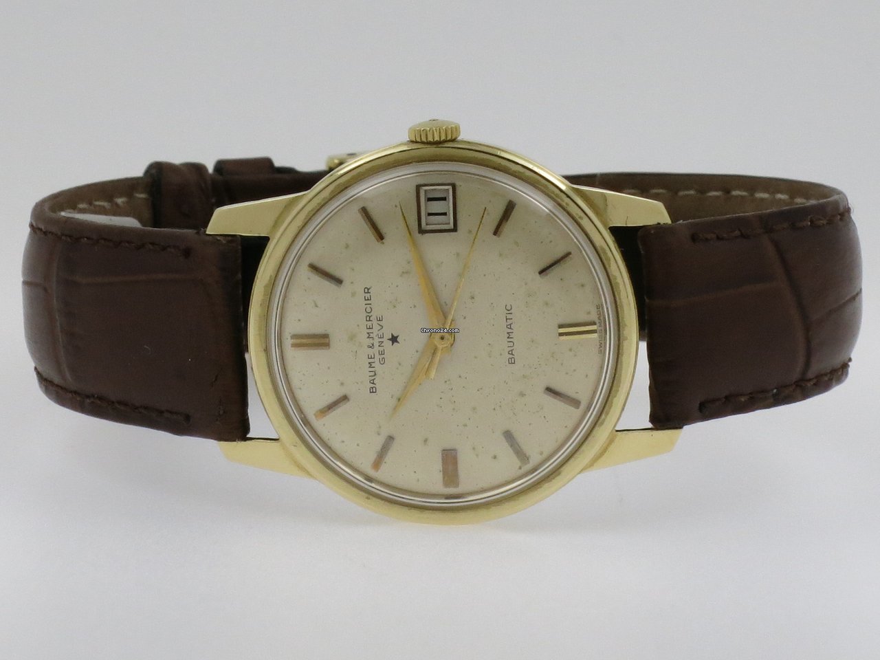 Baume & Mercier Mens watch Unisex Automatic Yellow gold 3178 Replica 4