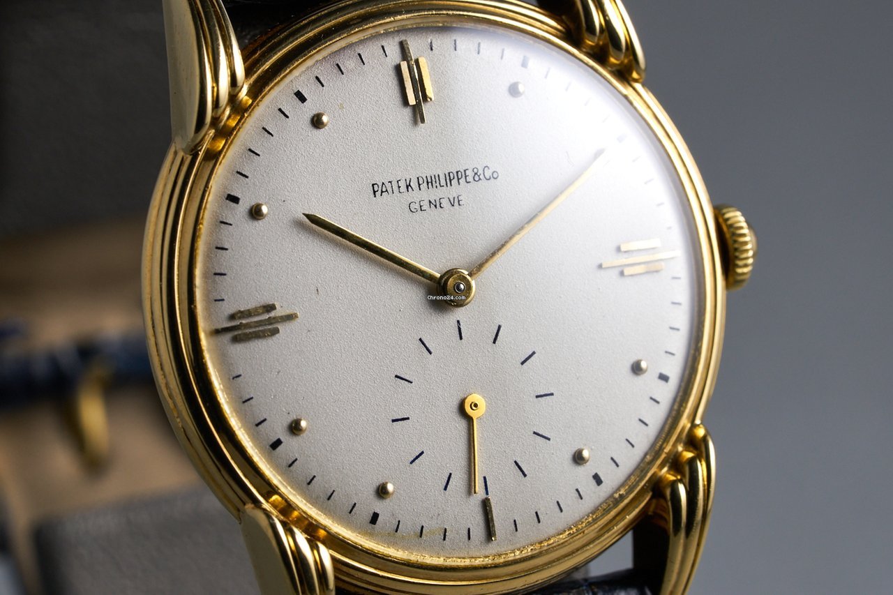 IMG_9081 Patek Philippe Calatrava Mens watch Unisex Manual winding Yellow gold 2407 Replica 4