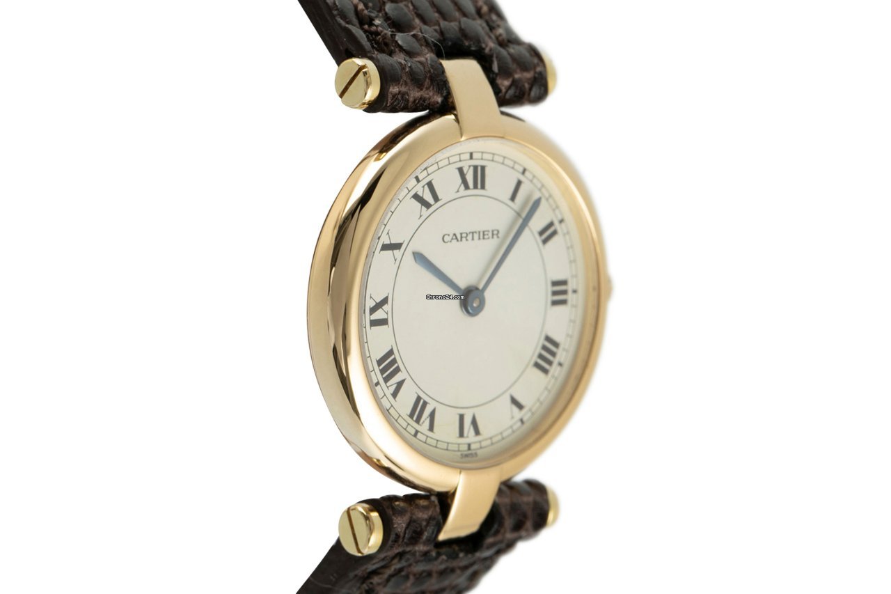 IMG_9081 Cartier Womens watch Quartz Yellow gold 881002 Replica 4