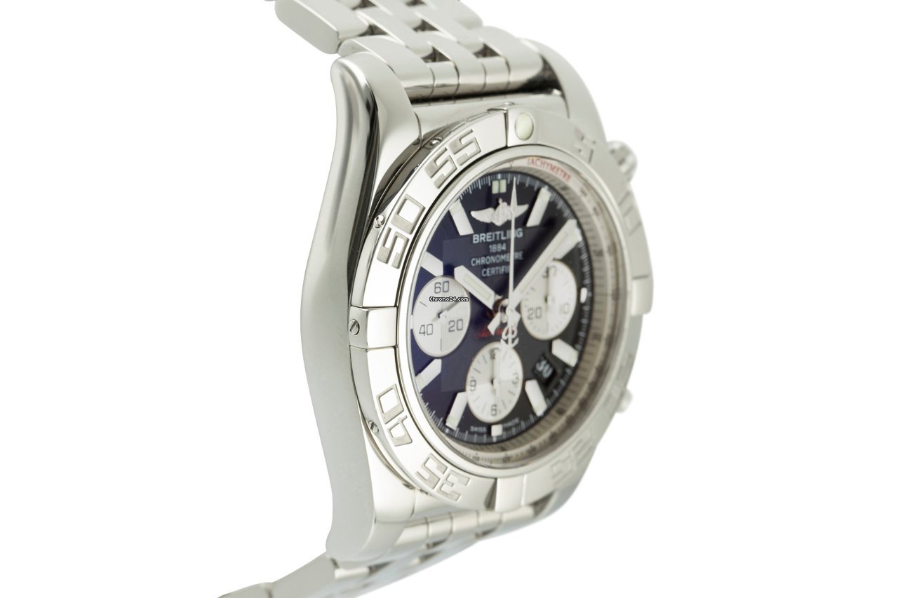IMG_9081 Breitling Chronomat 44 Mens watch Unisex Automatic Steel AB0110 Replica 4