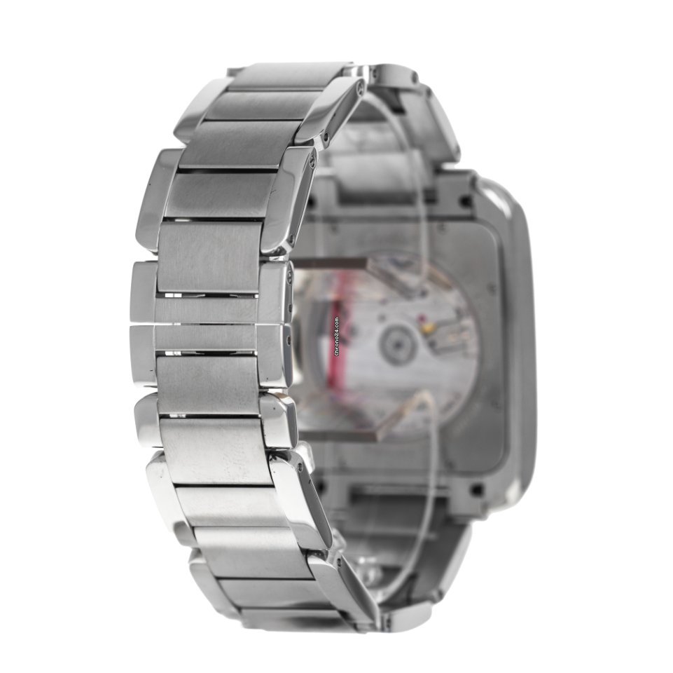 IMG_9081 Cartier Tank Anglaise Mens watch Unisex Automatic Steel w5310008 3507 Replica 4