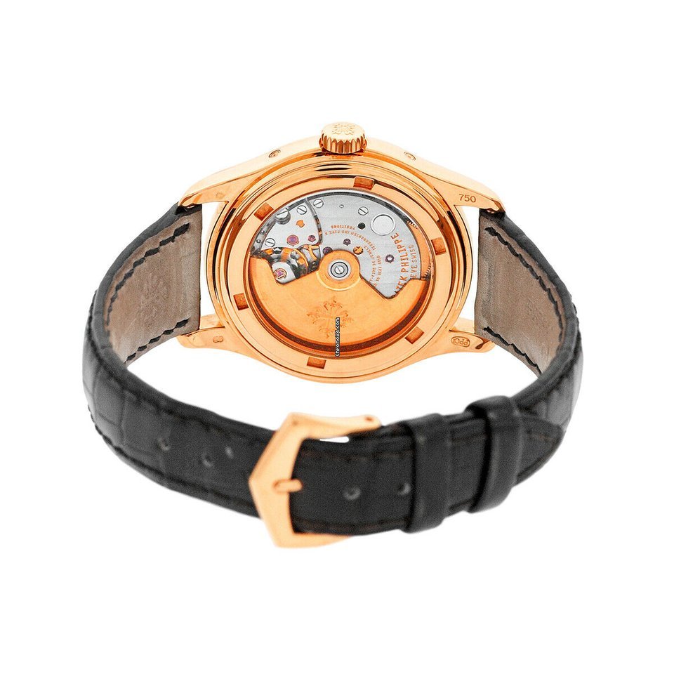 IMG_9081 Patek Philippe Annual Calendar Mens watch Unisex Automatic Rose gold 5035R Replica 4