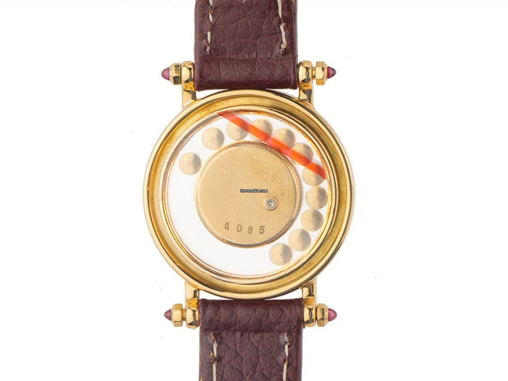 Chopard Happy Diamonds Mens watch Unisex Quartz Yellow gold 4085 Replica 4