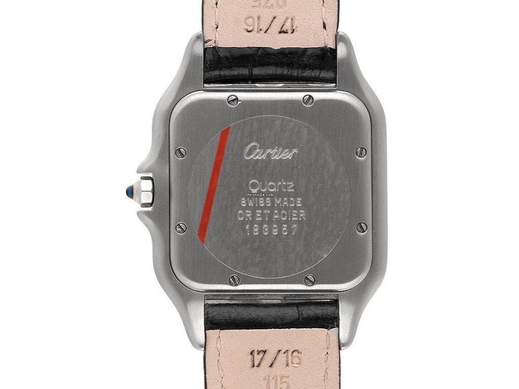 IMG_9081 Cartier Panthere Mens watch Unisex Quartz Gold Steel 182949 Replica 4