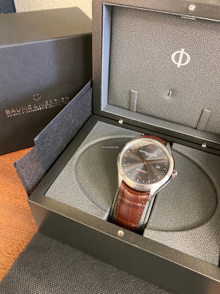 Baume & Mercier Clifton Mens watch Unisex Automatic Steel M0A10111 Replica 4