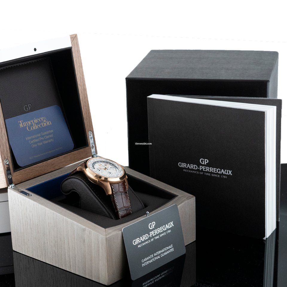 Girard Perregaux Traveller Automatic Rose gold 49700-52-134-BB6B Replica 4