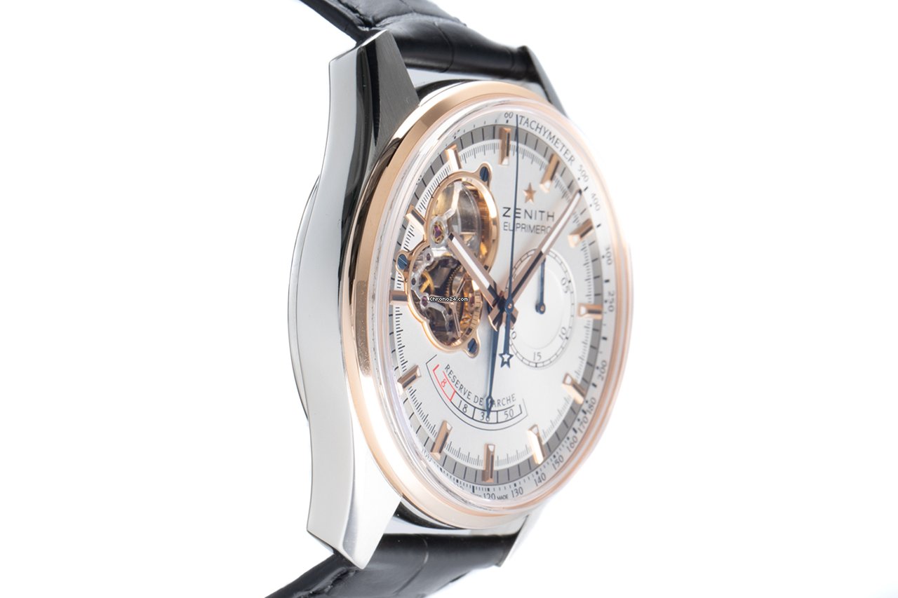 IMG_9081 Zenith El Primero Chronomaster Mens watch Unisex Automatic Gold Steel 51.2080.4021 Replica 4