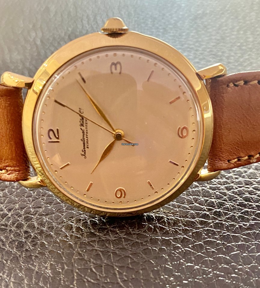 IMG_9081 IWC Mens watch Unisex Manual winding Yellow gold 1241374 Replica 4