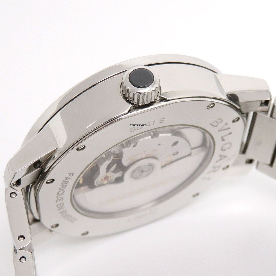 IMG_9081 Bulgari Bulgari Mens watch Unisex Automatic Steel BB41WSSD Replica 4