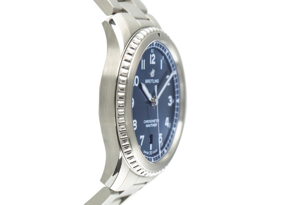 IMG_9081 Breitling Navitimer 8 Mens watch Unisex Automatic Steel A17314101C1A1 Replica 4