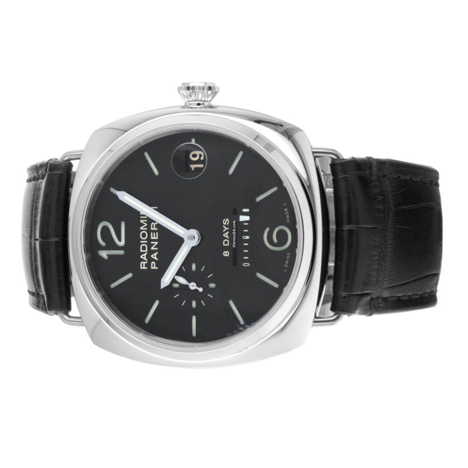 IMG_9081 Panerai Radiomir 8 Days Mens watch Unisex Manual winding Steel PAM 00268 Replica 4