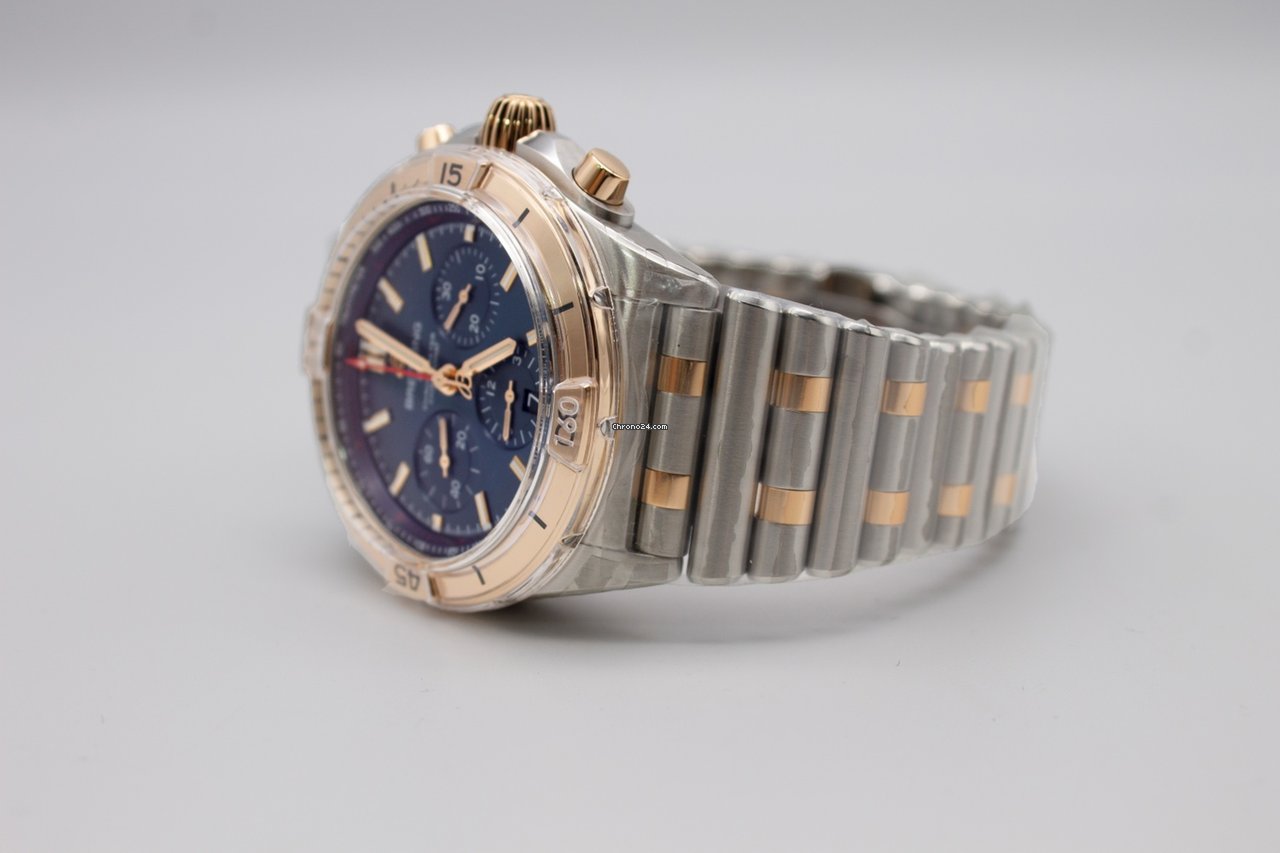 IMG_9081 Breitling Chronomat Mens watch Unisex Automatic Gold Steel UB0134101C1U1 Replica 4