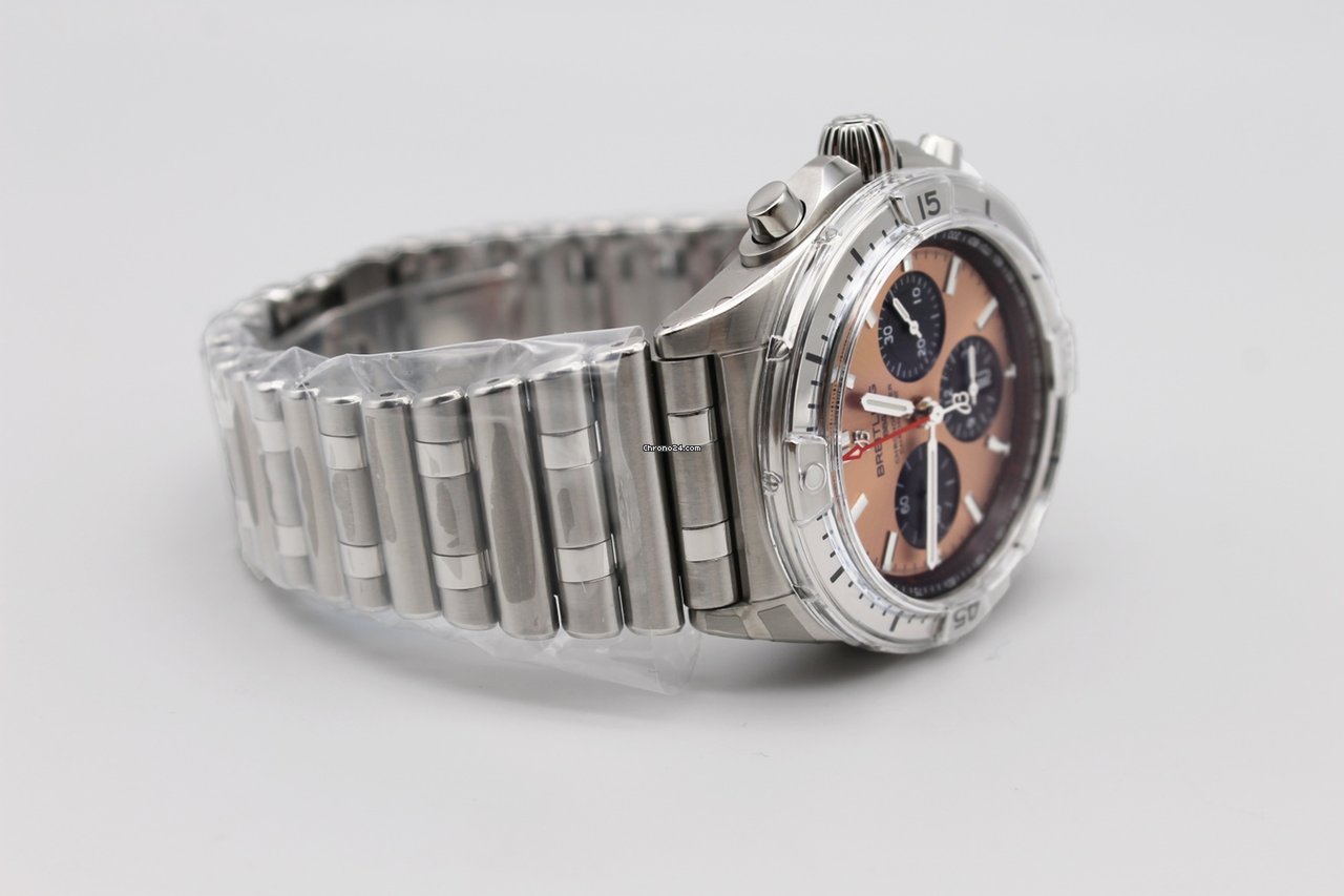 Breitling Chronomat Mens watch Unisex Automatic Steel AB0134101K1A1 Replica 4