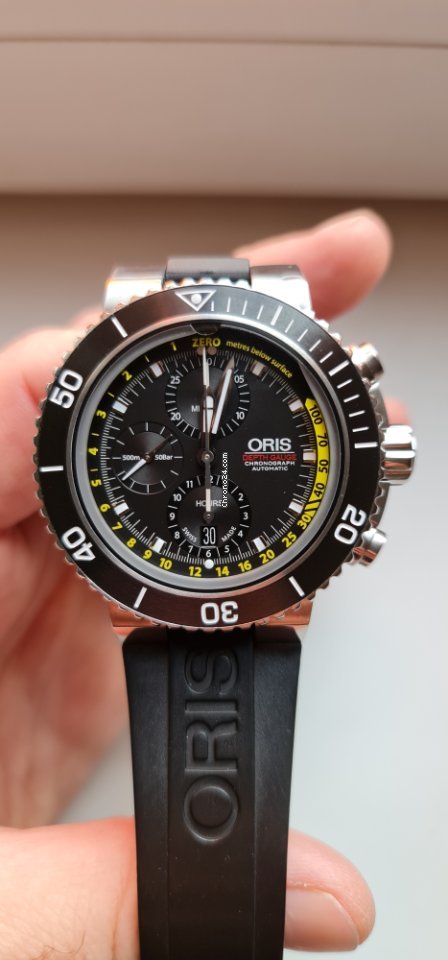 IMG_9081 Oris Aquis Depth Gauge Mens watch Unisex Automatic Steel 01 774 7708 4154 Replica 4