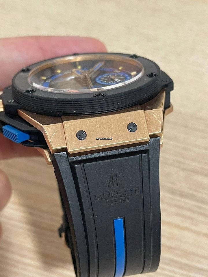 IMG_9081 Hublot King Power Mens watch Unisex Automatic Rose gold 716.OM.1129.RX.EUR12 Replica 4