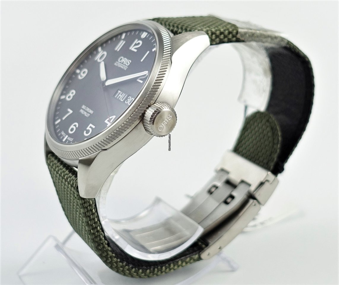 IMG_9081 Oris Big Crown ProPilot Day Date Mens watch Unisex Automatic Steel 01 752 7698 4164 Replica 4