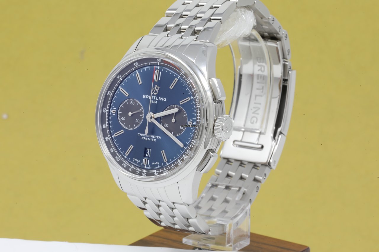 Breitling Mens watch Unisex Automatic Steel AB0118A61C1A1 Replica 4