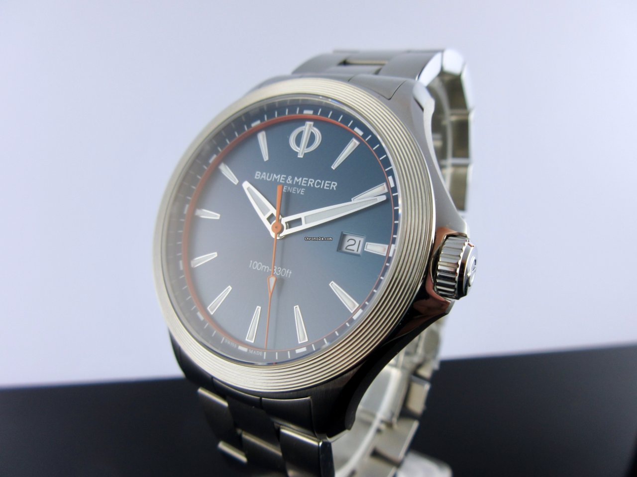 IMG_9081 Baume & Mercier Clifton Mens watch Unisex Quartz Steel MOA10413 Replica 4