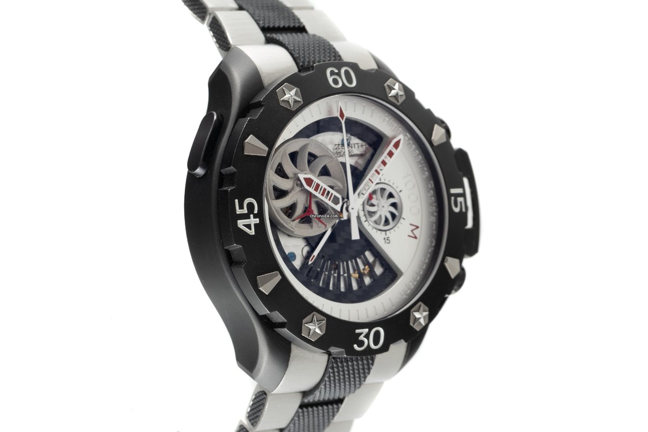 IMG_9081 Zenith Defy Mens watch Unisex Automatic Titanium 96.0525.4021 Replica 4