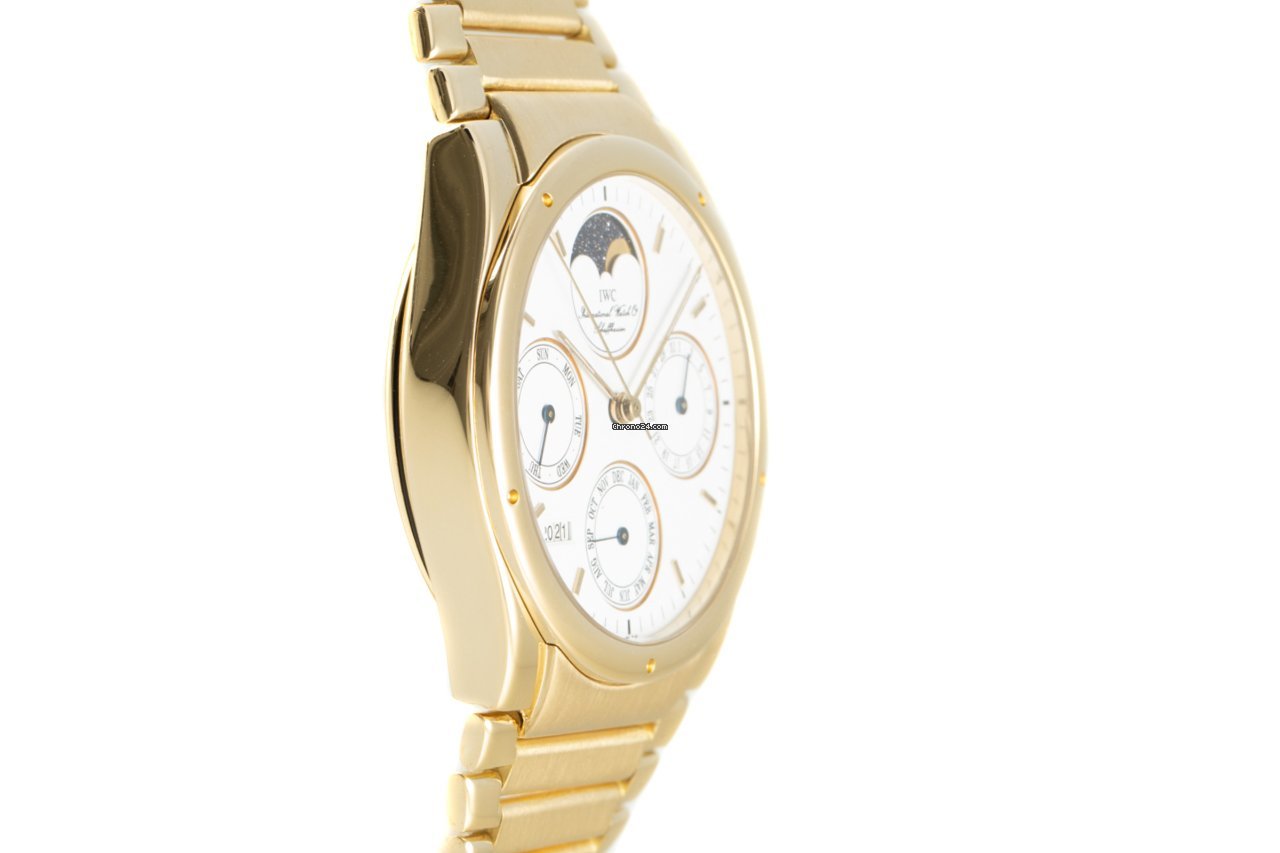 IWC Ingenieur Automatic Mens watch Unisex Automatic Yellow gold 9240 Replica 4