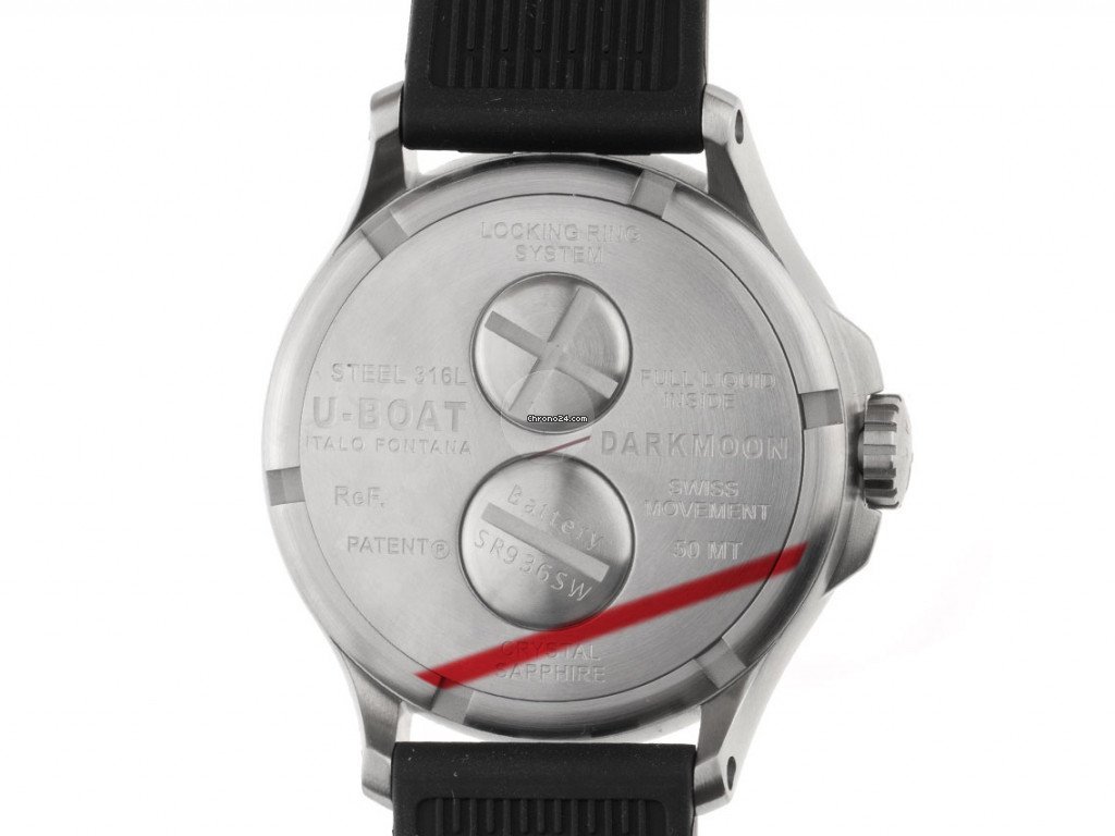 IMG_9081 U-Boat Mens watch Unisex Quartz Steel 8465 B Replica 4