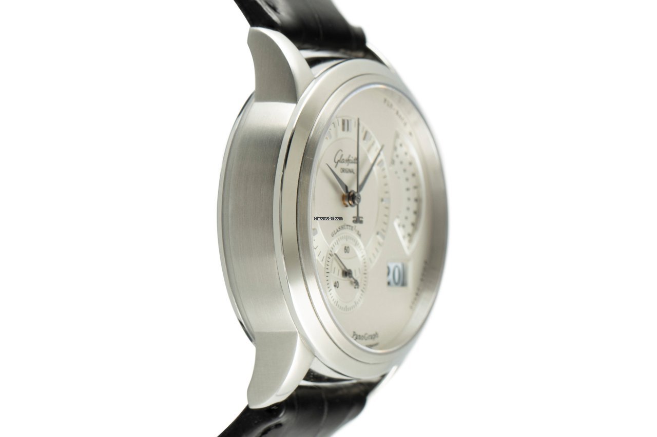 IMG_9081 Glashutte Original PanoGraph Mens watch Unisex Manual winding Steel 61-01-02-02-04 Replica 4