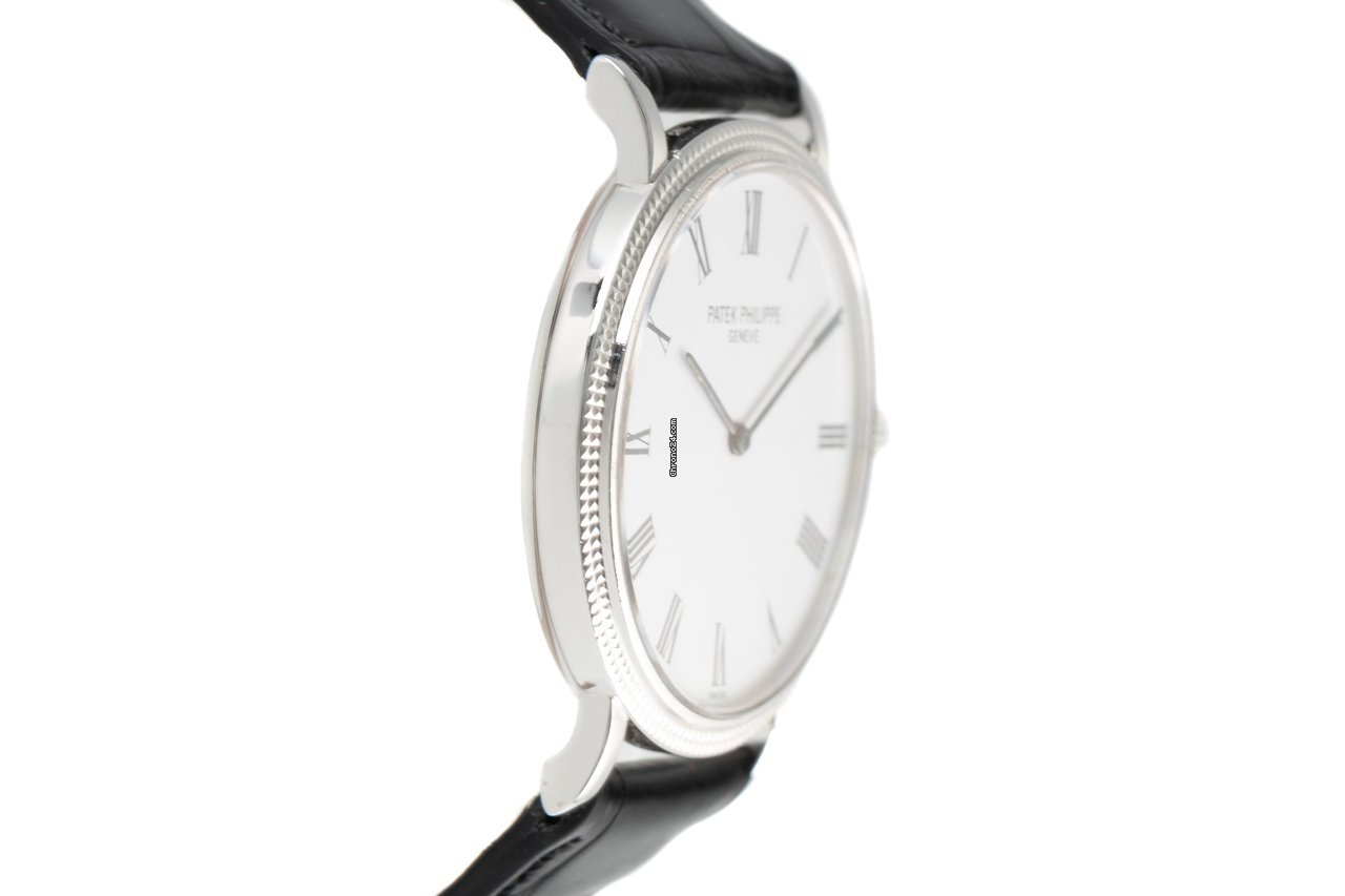 Patek Philippe Calatrava Mens watch Unisex Automatic White gold 5120 Replica 4