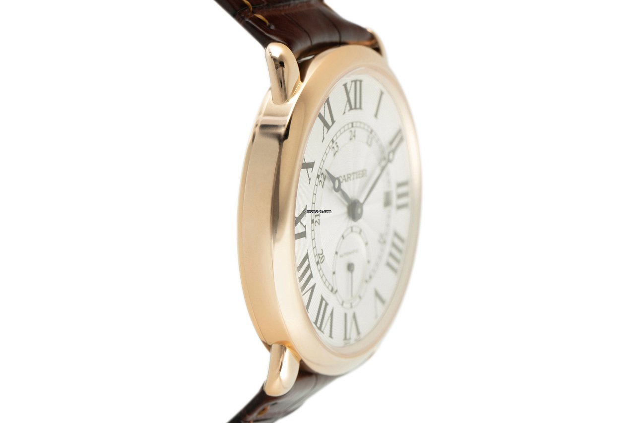 IMG_9081 Cartier Ronde Louis Cartier Mens watch Unisex Automatic Red gold W6801005 Replica 4