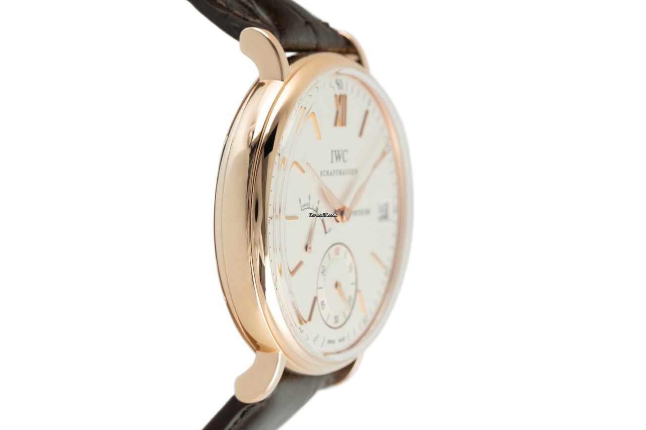 IMG_9081 IWC Portofino Hand-Wound Mens watch Unisex Manual winding Red gold IW510107 Replica 4