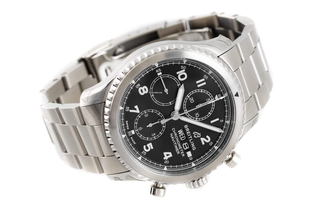 IMG_9081 Breitling Navitimer 8 Mens watch Unisex Automatic Steel A13314 Replica 4