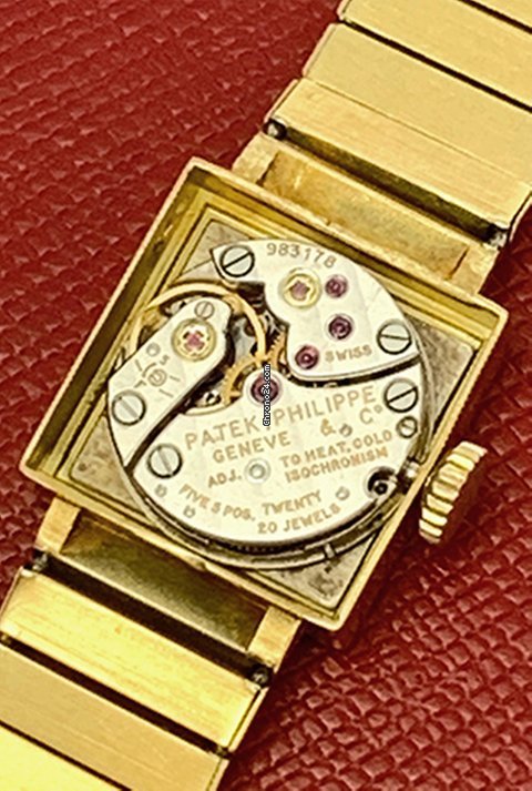 IMG_9081 Patek Philippe Womens watch Manual winding Yellow gold 3293 2 Replica 4