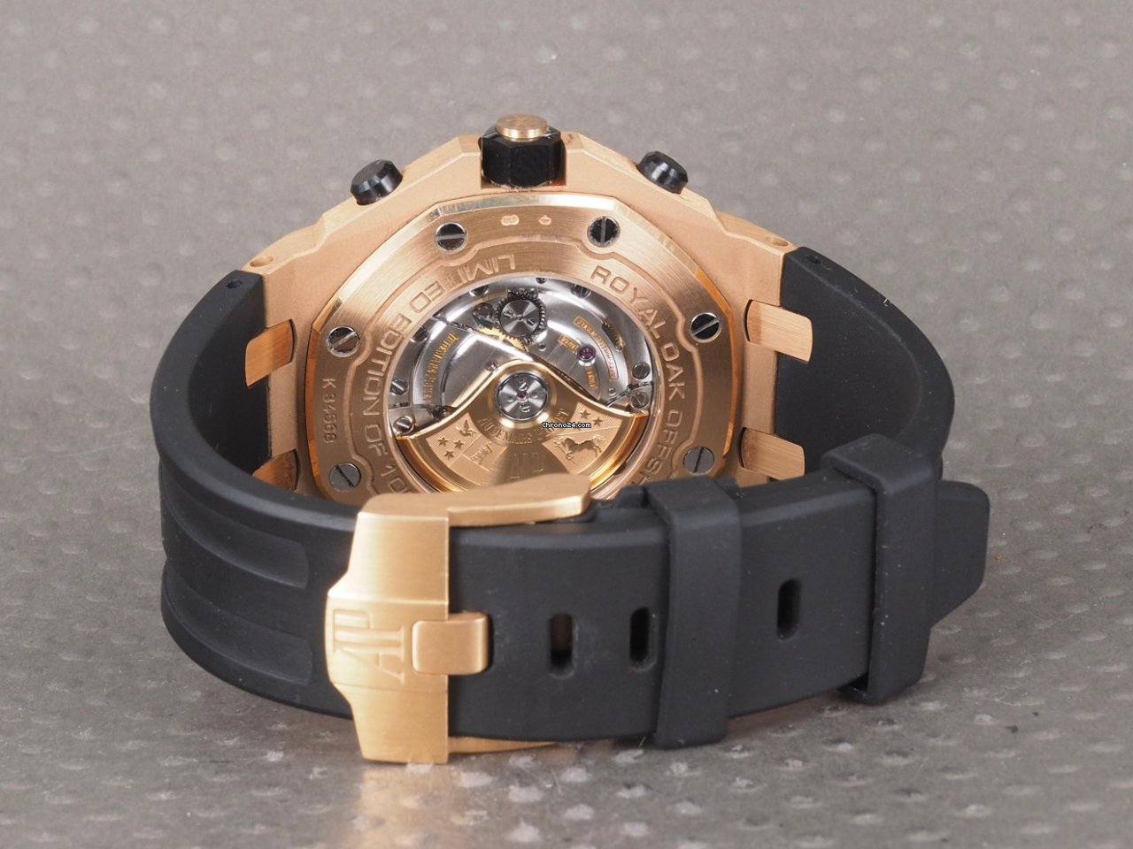 Audemars Piguet Royal Oak Offshore Chronograph Mens watch Unisex Automatic Rose gold 26470OR.OO.A099CR.01 Replica 4